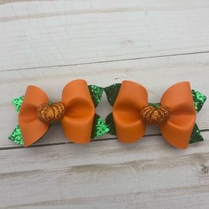Set of Pumpkin Bows